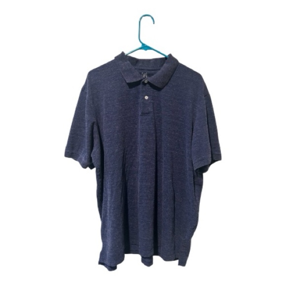 George 2XL Mens Polo Shirt Navy Short Sleeve Casual Basic